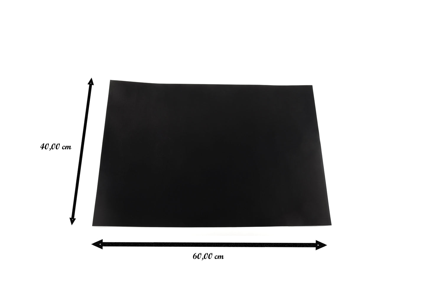 Lot de 2 tapis de barbecue et tapis de four XXL (noirs et réutilisables) de Charma Kaman en taille XXL (40 x 60 cm)