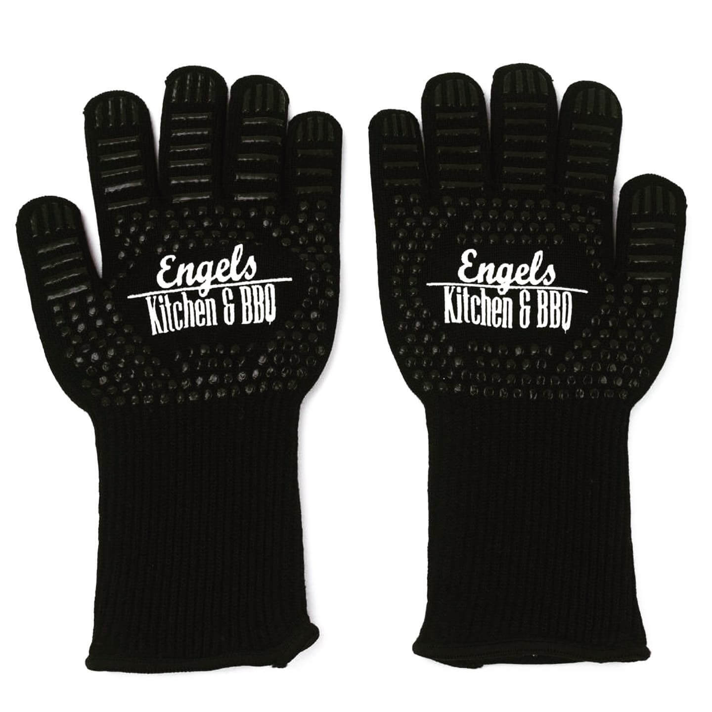 Engels Premium Grillhandschuhe No.1 & 10 Grillrezepte, Küchenhandschuhe und Backofenhandschuhe