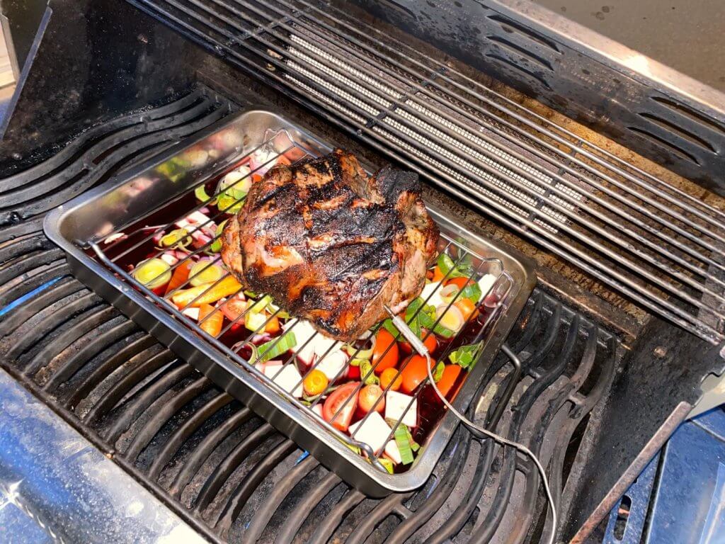 Lammschulter vom Grill