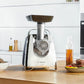 Bosch MFW67440 ProPower Fleischwolf | Elektrischer Fleischwolf 1500W | Mit 3 Lochscheiben & Aufsätzen für Wurst, Kebbe & Gemüse | 3,5 kg/min | Schwarz/Silber