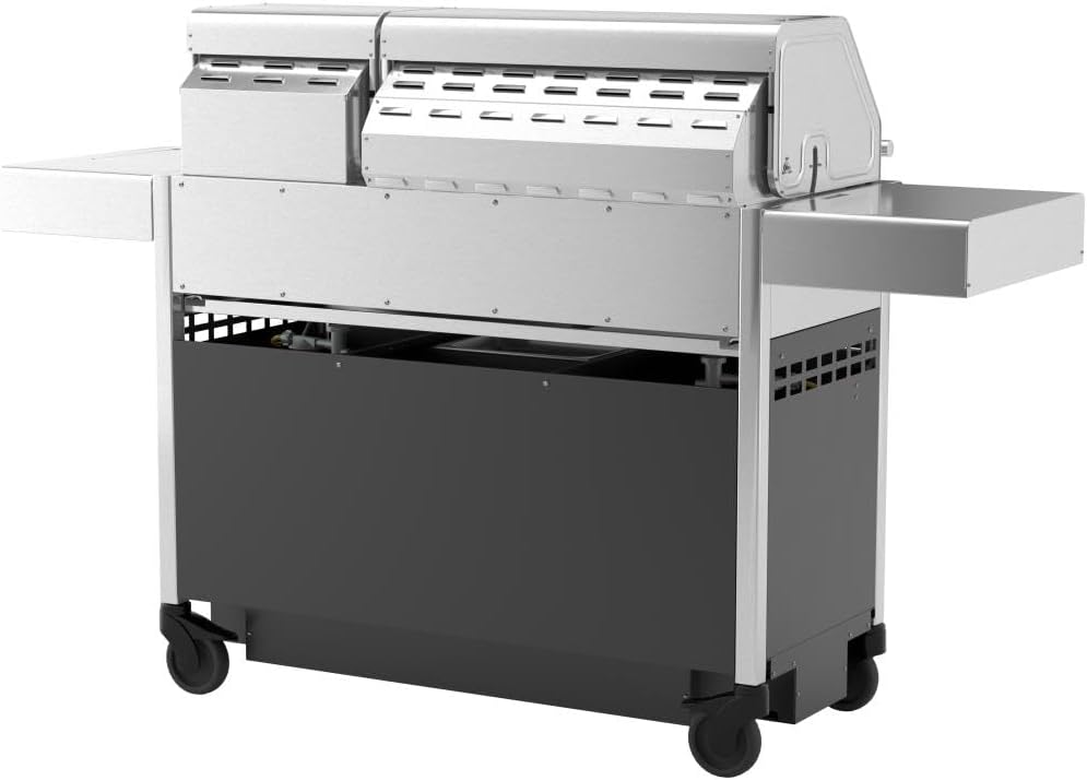 🚀 Schickling BigROCKET Luxus Edelstahl Gasgrill | 39,5 kW Leistung, 8 Brenner, 800 °C Infrarot, Backburner, Drehspieß & Seitenkochfeld – Made in Germany
