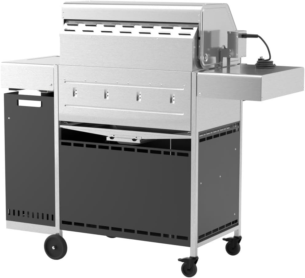 🔥 Schickling Gasgrill “Hermann XL – Pro” | Premium Edelstahl BBQ-Grill mit 4x5 kW Brennern, 800 °C Seitenbrenner & elektrischem Drehspieß – Made in Germany