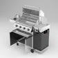 🔥 Schickling Gasgrill “Hermann XL – Pro” | Premium Edelstahl BBQ-Grill mit 4x5 kW Brennern, 800 °C Seitenbrenner & elektrischem Drehspieß – Made in Germany