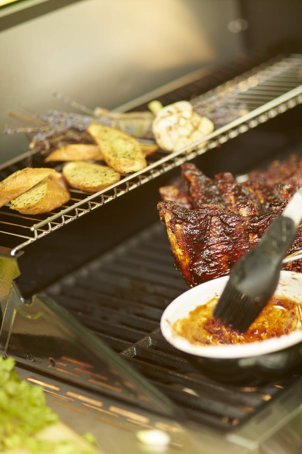 🔥 RÖSLE Gasgrill BBQ-Station VIDERO G4 | Edelstahl-Gasgrill mit 4x 3,5 kW Brennern & Seitenbrenner, Sichtfenster & Thermometer – Komfort pur beim Grillen