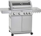 🔥 RÖSLE Gasgrill BBQ-Station VIDERO G4 | Edelstahl-Gasgrill mit 4x 3,5 kW Brennern & Seitenbrenner, Sichtfenster & Thermometer – Komfort pur beim Grillen