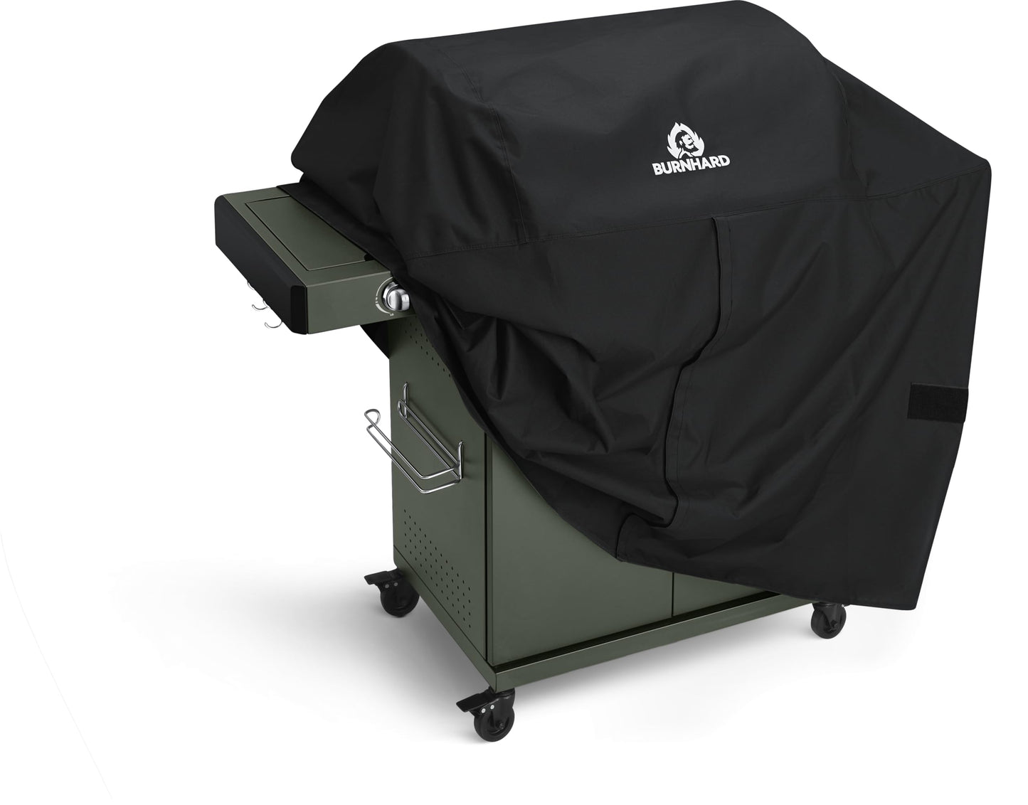 🔥 BURNHARD Big Fred Deluxe Series 3 – 4-Brenner Gasgrill mit Infrarot-Keramikbrenner (900 °C), Backburner, Seitenkochfeld & Edelstahl-Trolley inkl. Grillabdeckung