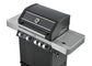 🔥 RÖSLE Gasgrill BBQ-Station VIDERO G4 | Edelstahl-Gasgrill mit 4x 3,5 kW Brennern & Seitenbrenner, Sichtfenster & Thermometer – Komfort pur beim Grillen