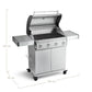 🔥 BURNHARD Big Fred Deluxe Series 3 – 4-Brenner Gasgrill mit Infrarot-Keramikbrenner (900 °C), Backburner, Seitenkochfeld & Edelstahl-Trolley inkl. Grillabdeckung