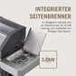 🔥 RÖSLE Gasgrill BBQ-Station VIDERO G4 | Edelstahl-Gasgrill mit 4x 3,5 kW Brennern & Seitenbrenner, Sichtfenster & Thermometer – Komfort pur beim Grillen