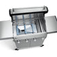 🔥 BURNHARD Big Fred Deluxe Series 3 – 4-Brenner Gasgrill mit Infrarot-Keramikbrenner (900 °C), Backburner, Seitenkochfeld & Edelstahl-Trolley inkl. Grillabdeckung