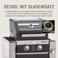 🔥 RÖSLE Gasgrill BBQ-Station VIDERO G4 | Edelstahl-Gasgrill mit 4x 3,5 kW Brennern & Seitenbrenner, Sichtfenster & Thermometer – Komfort pur beim Grillen