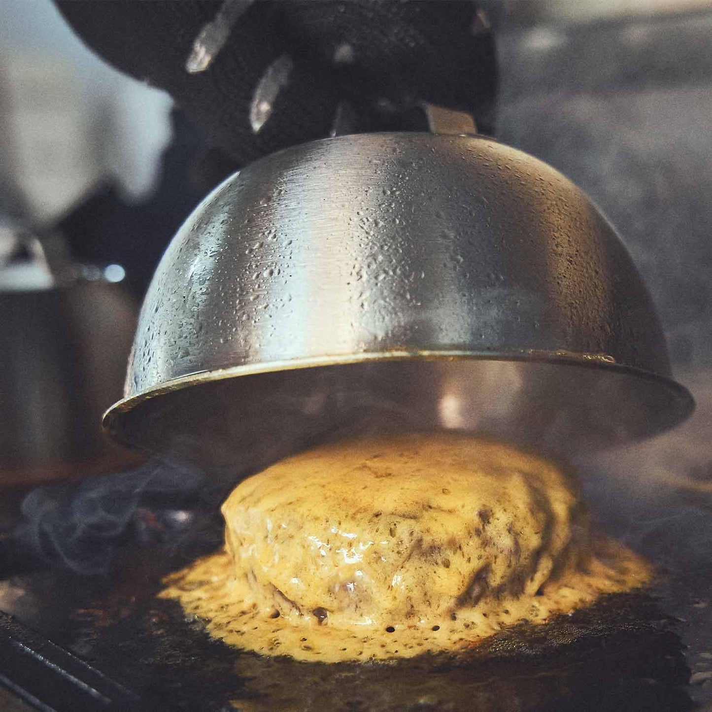 🍔 BURNHARD Burger-Set 6-tlg. – Inkl. Burgerpresse, Smasher, Wender, 2 Melting Domes & Rezeptheft aus Edelstahl