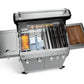 🔥 BURNHARD Big Fred Deluxe Series 3 – 4-Brenner Gasgrill mit Infrarot-Keramikbrenner (900 °C), Backburner, Seitenkochfeld & Edelstahl-Trolley inkl. Grillabdeckung