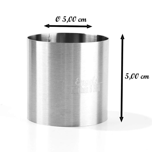 Charma Kaman 2 pieces Ø 5 cm Engels Premium dessert rings/food rings