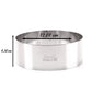 Charma Kaman 12 pieces Ø 12 cm Engels Premium Burger Rings/Dessert Rings/Food Rings (12 XL, Metal) 