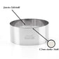 Charma Kaman 9 pieces Ø 10cm &amp; baking gloves Engels Premium Burger Rings/Dessert Rings/Food Rings (9 L + oven gloves, metal) 